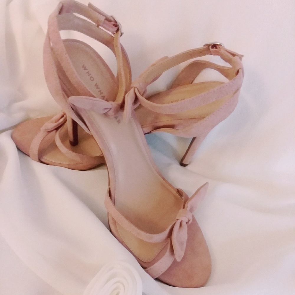 °Who What Wear Blush Heels°